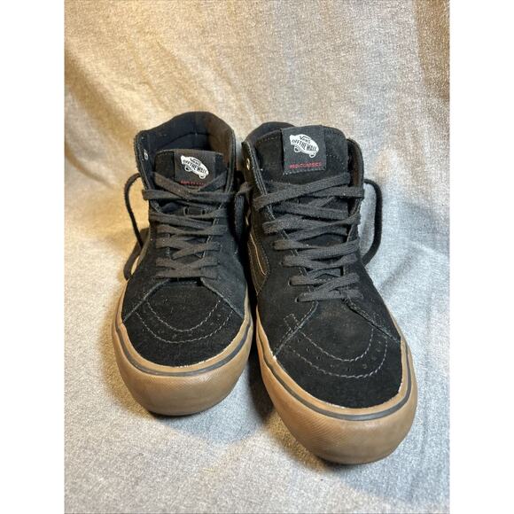 VANS Black And Gum Rubber PRO CLASSICS UltraCush Shoes OFF THE WALL M 10.5 - Picture 3 of 7